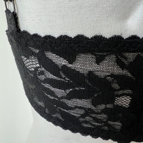 Vintage DKNY 1992 Crystal Studded Lace Bustier - XS - Sparkly - Picture 13 of 13